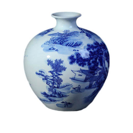 Kompatibelt porslin till Jahrriesnge white blue vase cna0219  Kompatibelt porslin Jahrriesnge  till white blue vase cna0219