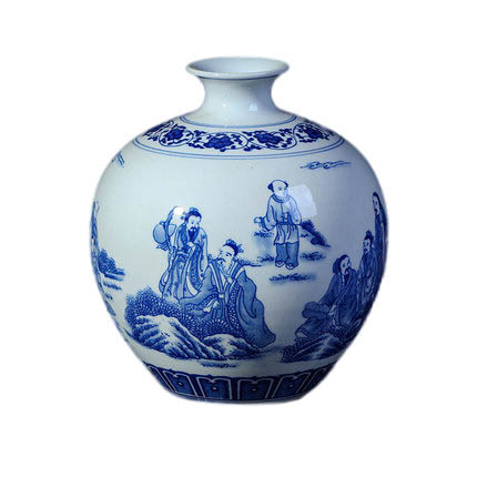 Kompatibelt porslin till Jahrriesnge white blue vase cna0222  Kompatibelt porslin Jahrriesnge  till white blue vase cna0222