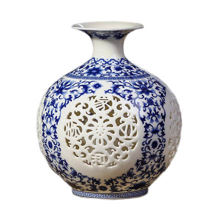 Kompatibelt porslin till Jahrriesnge hollow out vase cna0401  Kompatibelt porslin Jahrriesnge  till hollow out vase cna0401