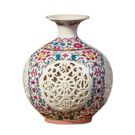 Kompatibelt porslin till Jahrriesnge hollow out vase cna0402  Kompatibelt porslin Jahrriesnge  till hollow out vase cna0402