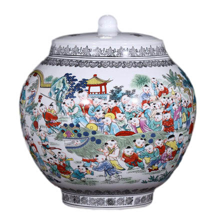 Kompatibelt porslin till Jahrriesnge one hundred children vase cna0453  Kompatibelt porslin Jahrriesnge  till one hundred children vase cna0453