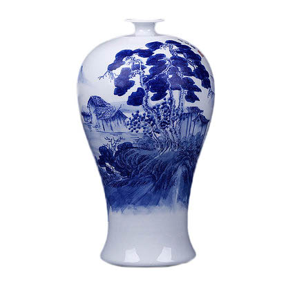 Kompatibelt porslin till Jahrriesnge white and blue vase cna0537  Kompatibelt porslin Jahrriesnge  till white and blue vase cna0537