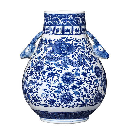 Kompatibelt porslin till Jahrriesnge binaural dragon pattern vase cna0565  Kompatibelt porslin Jahrriesnge  till binaural dragon pattern vase cna0565