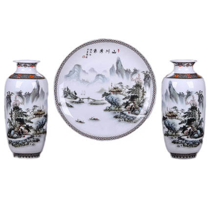 Kompatibelt porslin till Jahrriesnge vase set three pieces cna0571  Kompatibelt porslin Jahrriesnge  till vase set three pieces cna0571