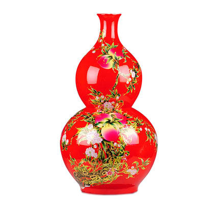 Kompatibelt porslin till Jahrriesnge red gourd vase cna0721  Kompatibelt porslin Jahrriesnge  till red gourd vase cna0721