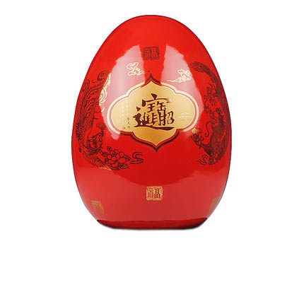 Kompatibelt porslin till Jahrriesnge outline in gold red egg vase cna0752  Kompatibelt porslin Jahrriesnge  till outline in gold red egg vase cna0752