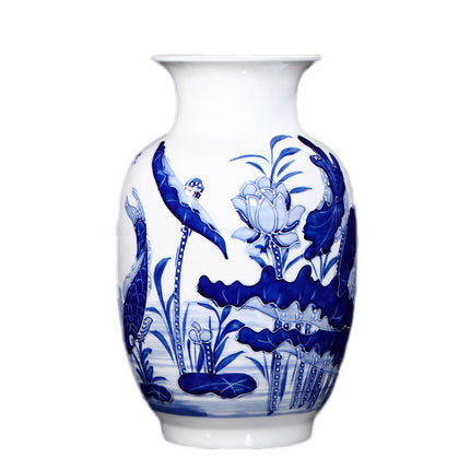 Kompatibelt porslin till Jahrriesnge relief lotus vase cna0901  Kompatibelt porslin Jahrriesnge  till relief lotus vase cna0901