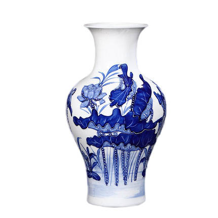 Kompatibelt porslin till Jahrriesnge relief lotus vase cna0902  Kompatibelt porslin Jahrriesnge  till relief lotus vase cna0902