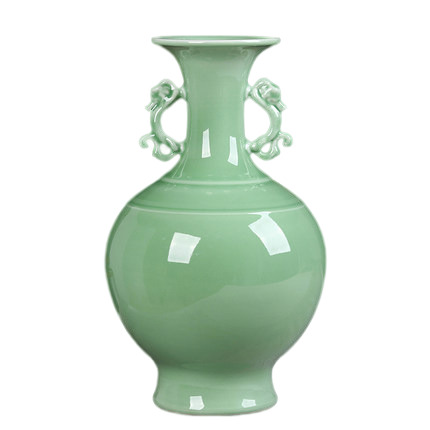 Kompatibelt porslin till Jahrriesnge green binaural vase cna0914  Kompatibelt porslin Jahrriesnge  till green binaural vase cna0914