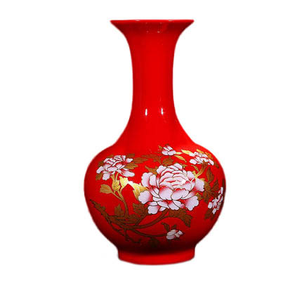 Kompatibelt porslin till Jahrriesnge red peony flower vase cna0921  Kompatibelt porslin Jahrriesnge  till red peony flower vase cna0921