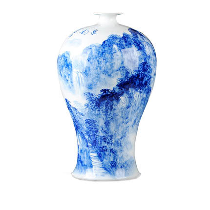 Kompatibelt porslin till Jahrriesnge landscape painting vase cna1001  Kompatibelt porslin Jahrriesnge  till landscape painting vase cna1001