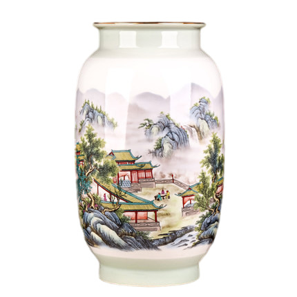 Kompatibelt porslin till Jahrriesnge colorful landscape vase cna1008  Kompatibelt porslin Jahrriesnge  till colorful landscape vase cna1008
