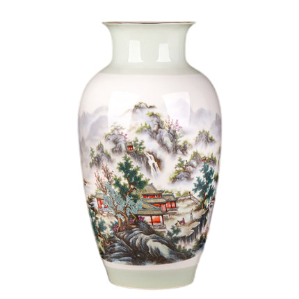 Kompatibelt porslin till Jahrriesnge colorful landscape vase cna1009  Kompatibelt porslin Jahrriesnge  till colorful landscape vase cna1009