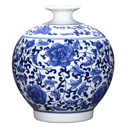 Kompatibelt porslin till Jahrriesnge blue pomegranate flower vase cna1035  Kompatibelt porslin Jahrriesnge  till blue pomegranate flower vase cna1035