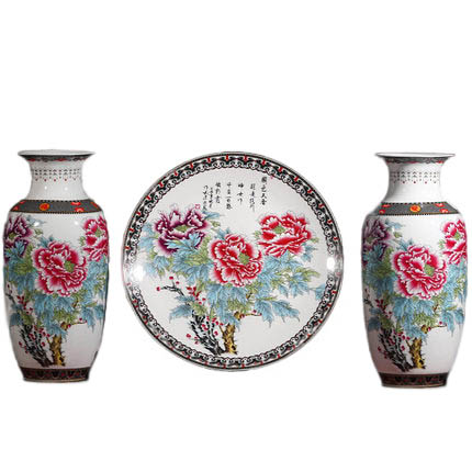 Kompatibelt porslin till Jahrriesnge peony vase set 3pcs cna1047  Kompatibelt porslin Jahrriesnge  till peony vase set 3pcs cna1047