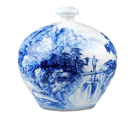 Kompatibelt porslin till Jahrriesnge landscape painting vase cna1089  Kompatibelt porslin Jahrriesnge  till landscape painting vase cna1089