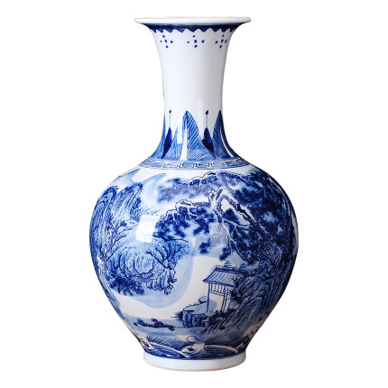 Kompatibelt porslin till Jahrriesnge landscape painting vase cna1221  Kompatibelt porslin Jahrriesnge  till landscape painting vase cna1221