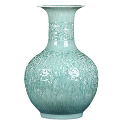 Kompatibelt porslin till Jahrriesnge carving shadow blue glaze vase cna1307  Kompatibelt porslin Jahrriesnge  till carving shadow blue glaze vase cna1307