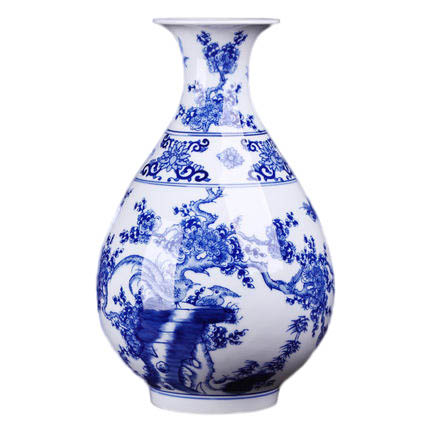Kompatibelt porslin till Jahrriesnge blue and white vase cna1331  Kompatibelt porslin Jahrriesnge  till blue and white vase cna1331