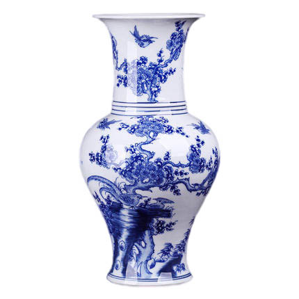 Kompatibelt porslin till Jahrriesnge blue and white vase cna1332  Kompatibelt porslin Jahrriesnge  till blue and white vase cna1332