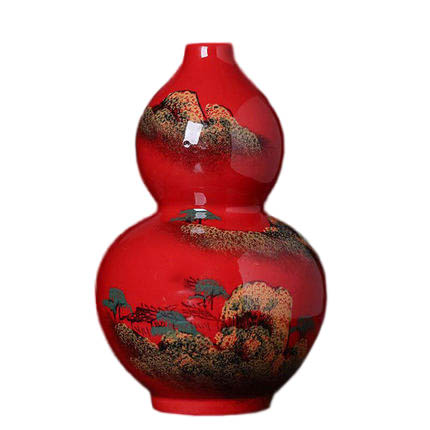 Kompatibelt porslin till Jahrriesnge red landscape vase cna1353  Kompatibelt porslin Jahrriesnge  till red landscape vase cna1353