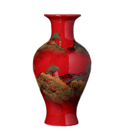 Kompatibelt porslin till Jahrriesnge red landscape vase cna1354  Kompatibelt porslin Jahrriesnge  till red landscape vase cna1354