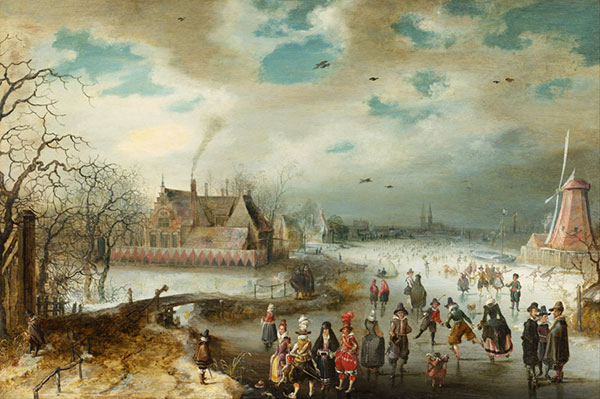 Kompatibelt Landskap till JAHRRIESNGE Skating-on-the-Frozen-Amstel-River-lpf00975  Kompatibelt Landskap JAHRRIESNGE  till Skating-on-the-Frozen-Amstel-River-lpf00975