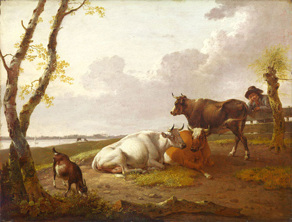 Kompatibelt Landskap till JAHRRIESNGE Morning-Landscape-with-Cattle-lpf00997  Kompatibelt Landskap JAHRRIESNGE  till Morning-Landscape-with-Cattle-lpf00997