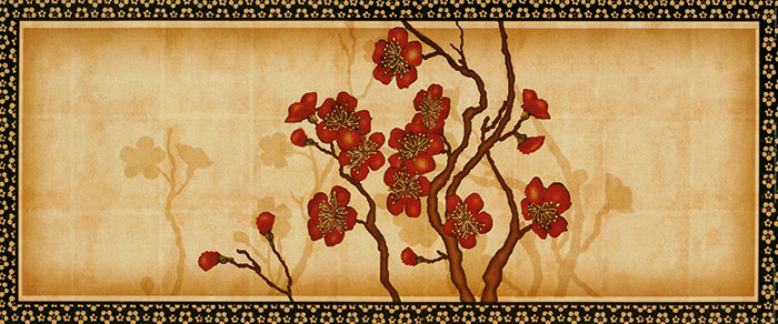 Kompatibelt Blommig till JAHRRIESNGE plum blossom lpf04363  Kompatibelt Blommig JAHRRIESNGE  till plum blossom lpf04363
