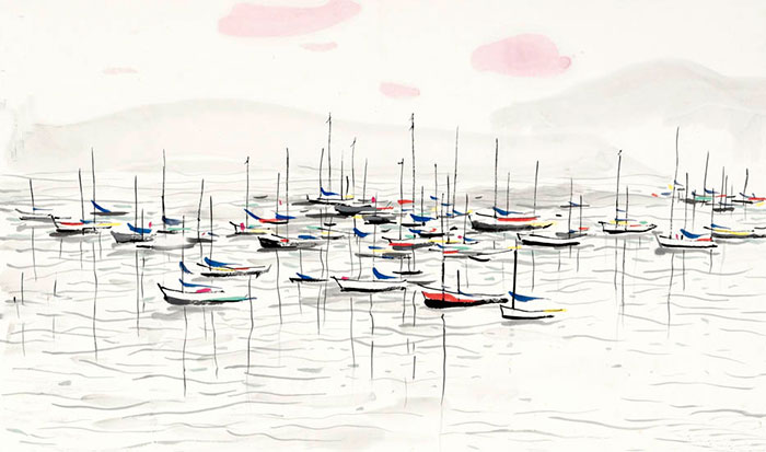 Kompatibelt Landskap till JAHRRIESNGE boats lpf09126  Kompatibelt Landskap JAHRRIESNGE  till boats lpf09126