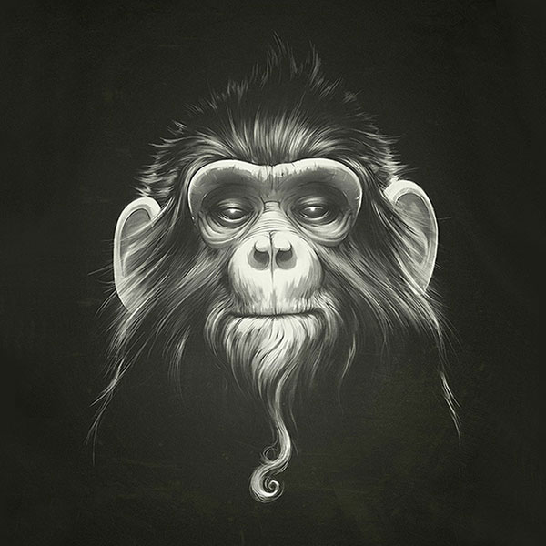 Kompatibelt djur Jahrriesnge  till monkey-lpg0532 