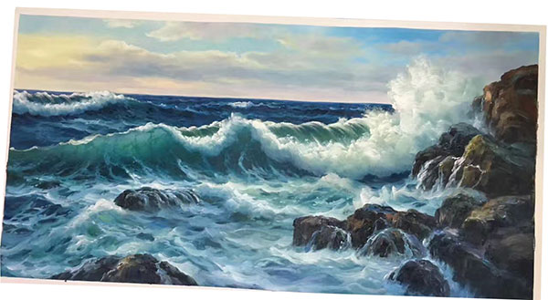 Kompatibelt Landskap till JAHRRIESNGE choppy-surf-lpg1069  Kompatibelt Landskap JAHRRIESNGE  till choppy-surf-lpg1069