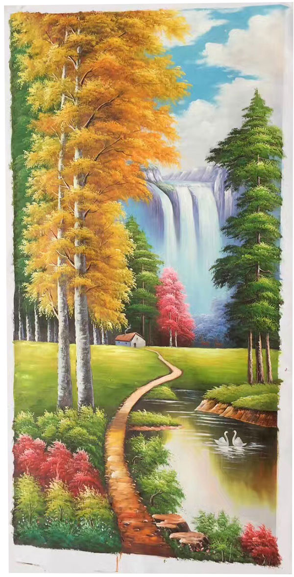 Kompatibelt Landskap JAHRRIESNGE  till waterfall-lpg1304 