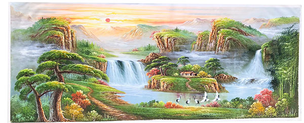 Kompatibelt Landskap till JAHRRIESNGE sunrise-waterfall-lpg1365  Kompatibelt Landskap JAHRRIESNGE  till sunrise-waterfall-lpg1365