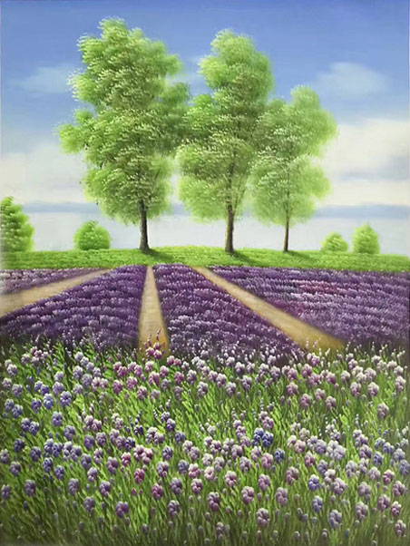 Kompatibelt Landskap till JAHRRIESNGE lavender-lpg1707  Kompatibelt Landskap JAHRRIESNGE  till lavender-lpg1707