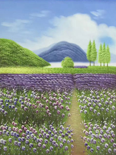Kompatibelt Landskap till JAHRRIESNGE lavender-lpg1709  Kompatibelt Landskap JAHRRIESNGE  till lavender-lpg1709