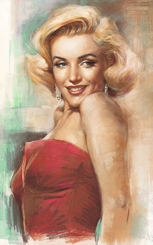 Kompatibelt Porträtt till Jahrriesnge Marilyn Monroe lpg2590  Kompatibelt Porträtt Jahrriesnge  till Marilyn Monroe lpg2590