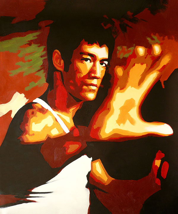 Kompatibelt Porträtt till Jahrriesnge Bruce Lee lpg2642  Kompatibelt Porträtt Jahrriesnge  till Bruce Lee lpg2642