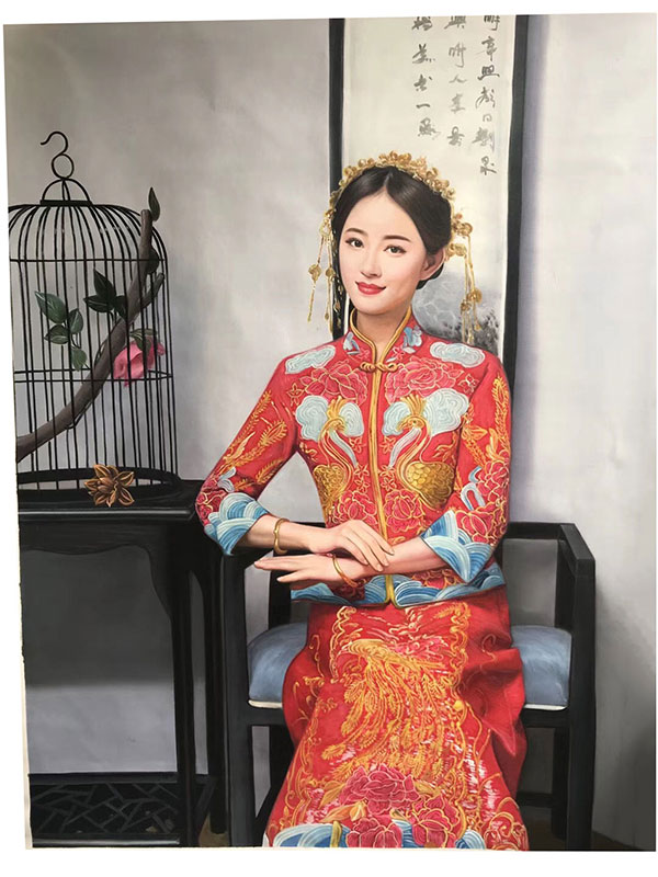 Kompatibelt Porträtt till Jahrriesnge chinese lady lpg2658  Kompatibelt Porträtt Jahrriesnge  till chinese lady lpg2658
