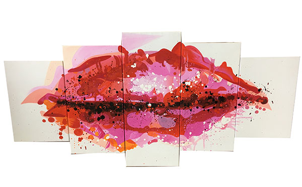 Kompatibelt Abstrakt till Jahrriesnge red lips lpg2714  Kompatibelt Abstrakt Jahrriesnge  till red lips lpg2714
